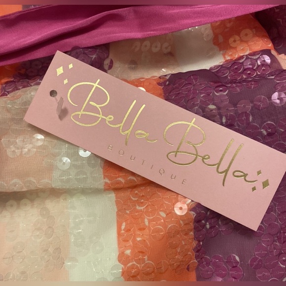 Bella Bella Boutique | Colorful Striped Dress - Picture 2 of 2